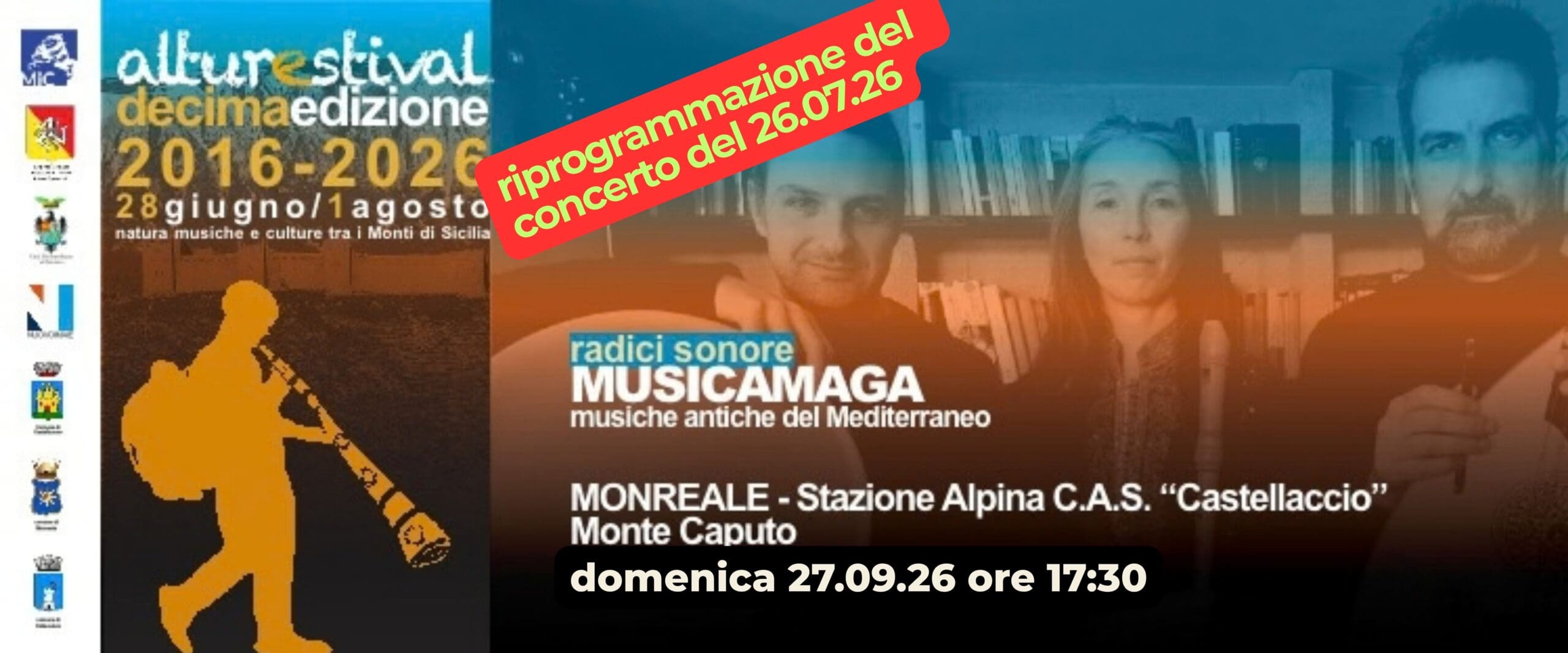 domenica 27.09.26 Monreale – Castellaccio – Riprogrammato